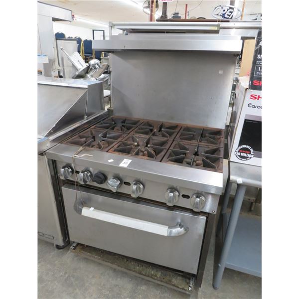 Qualite Gas 6 Burner Range/Oven