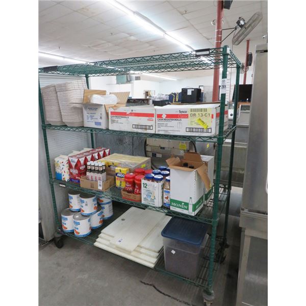 Metro Coated 4 Shelf Cart