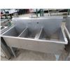 Image 1 : 2-S/S 4'  3 Comp Pot Sink - 2 X $