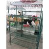 Image 1 : Green Coated 4'  5 Shelf Metro Rack