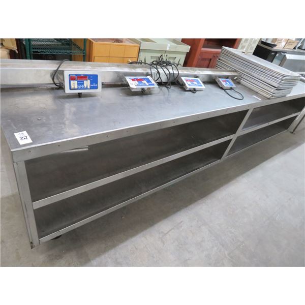 S/S 12' Worktop Dish Cabinet