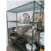 Image 1 : 4-Metro Green Coated 4 Shelf Storage Rack - 4 X $