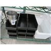 Image 1 : Blender Cups 4, Large Cambro Bins On Shelf