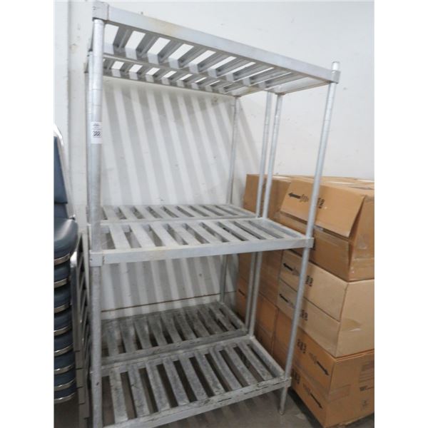 2-Alum. 3 Shelf Dunnage Racks - 2 X $