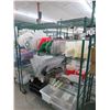 Image 1 : Green Coated 4 Shelf Metro Cart