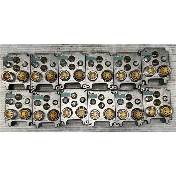 Lot of (12) Siemens #6ES7 194-3AA00-0BA0 SIMATIC S7 Connecting Modules