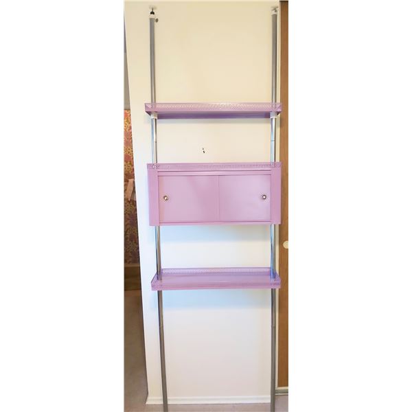 Lilac Bathroom Wall Organizer