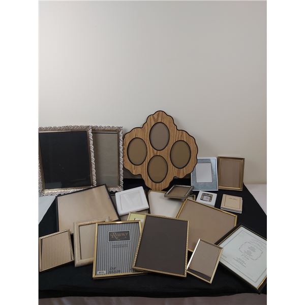 Large Assortment of Photo Frames