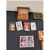 Image 2 : Crib Board and an Assortment of Playing Cards