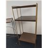 Image 3 : Vintage Magazine Rack and Shelf