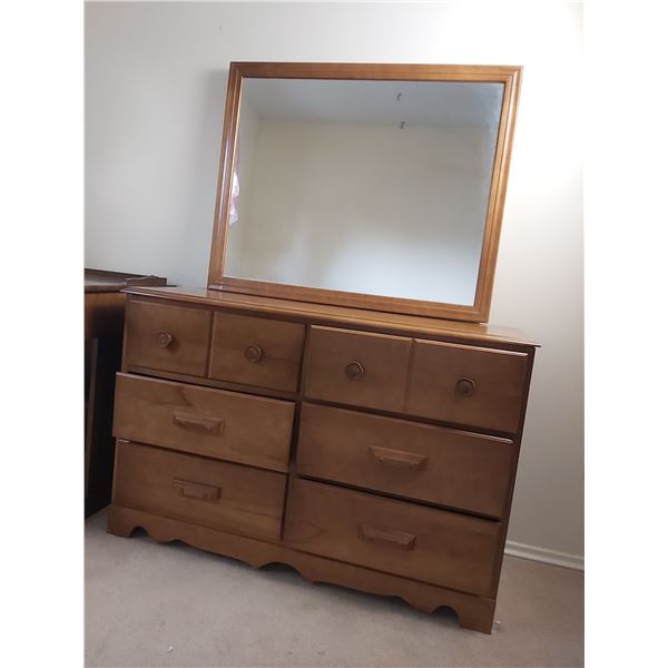 6 Drawer Dresser With Mirror