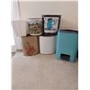 Image 1 : Assortment of Vintage and Decorative Garbage Pails