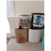 Image 3 : Assortment of Vintage and Decorative Garbage Pails