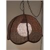 Image 1 : Wicker Swag Lamp