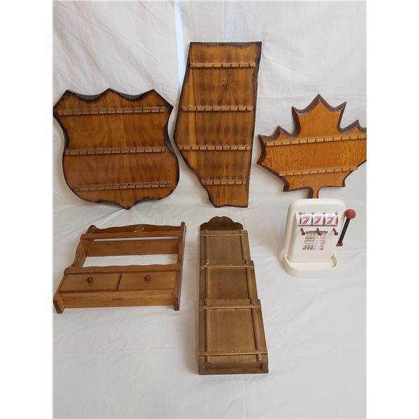 Wooden and Plastic Organizers