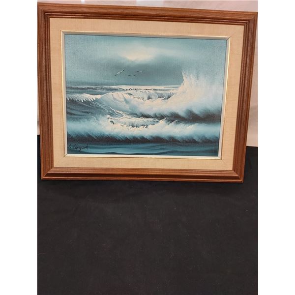 Framed Ocean Artwork