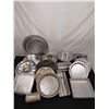 Image 1 : Large Assortment of Baking Pans and Tins