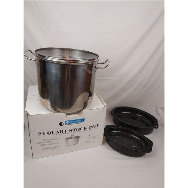 24Quart Stock Pot and Roasters