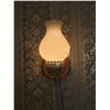 Image 1 : Wall Lamp with Milk Glass Shade