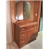 Image 1 : 3 Drawer Dresser with Mirror