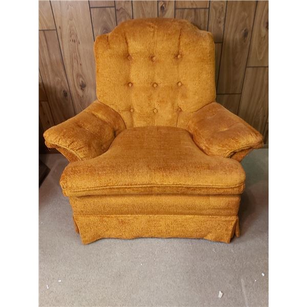 Sklar Canada Orange Arm Chair