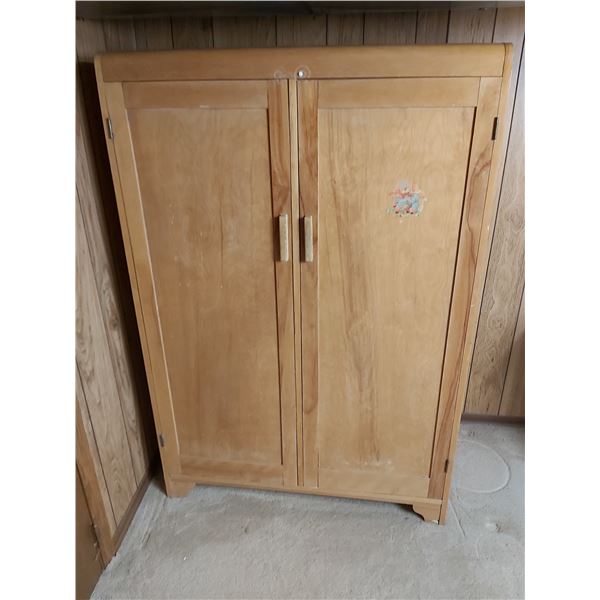 Vintage Wooden Wardrobe