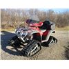 Image 2 : 2010 Honda Rubicon Trail Edition All Terrain Vehicle on Tracks, (4) Wheels Included, 2988 km., Power
