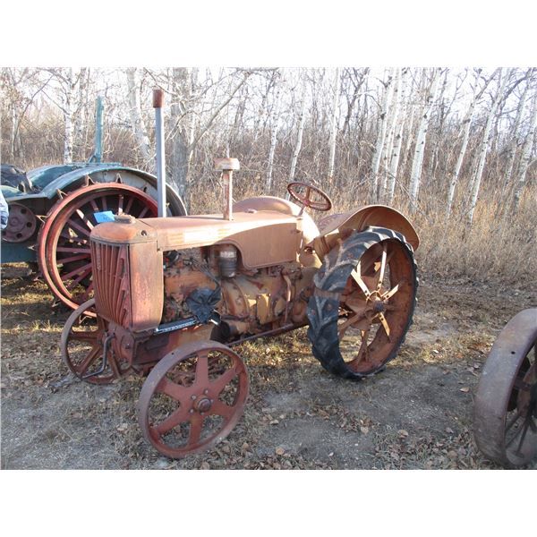 Case Tractor, Model R, Serial Number 4230011, Running, On Steel Wheels With Rubber Mounting Added, G