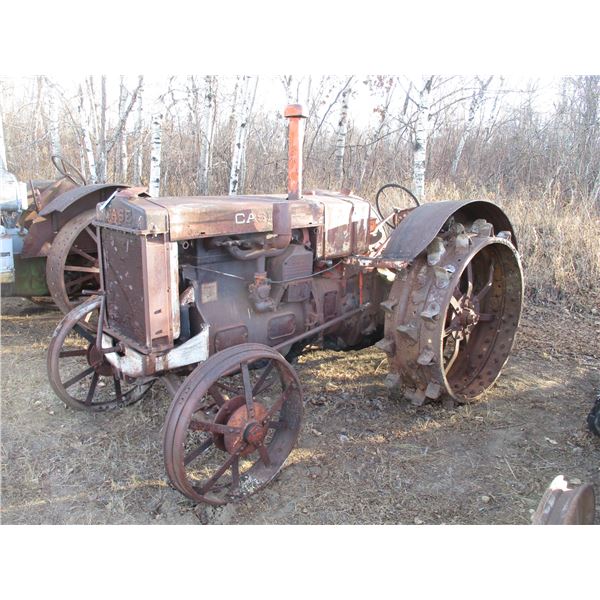 Case L Tractor, On Steel Wheels, Gas, Serial Number I334342, Seized