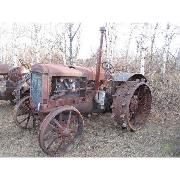 McCormick Deering Tractor, Model 1530, On Steel Wheels, Serial Plate Missing, Not Seized, Gas, With 
