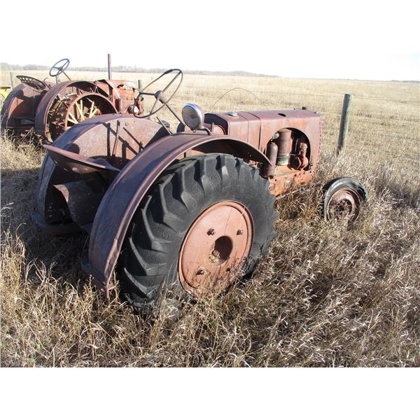Massey Harris Pacemaker Tractor, Seized, Gas