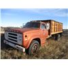 Image 1 : 1976 Dodge 600 Grain Truck, 14 Foot Metal Box, Dual Rear Wheels, 71,500 Miles, 2 Speed Axle, Running