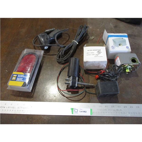 Worm Drive, Pressure Switch, Tail Light Kit, Miscellaneous