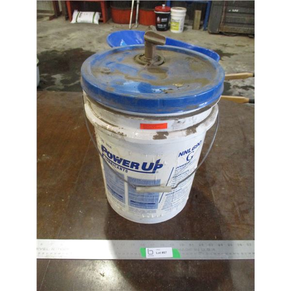 Pail of Power Up Lubricant