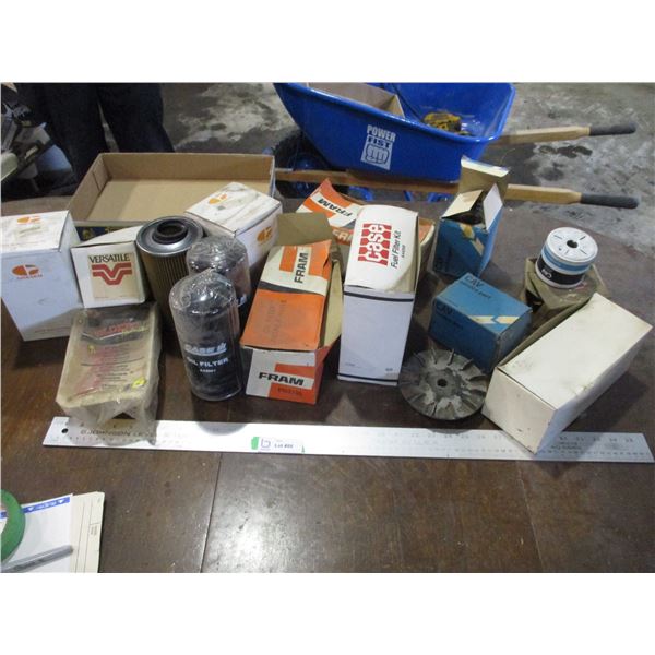 Case Oil Filters, Air Filters, Fuel Filter Kit, Paint Tray & Roller, Various Oil Filters
