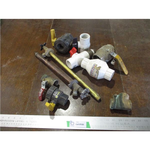 Ball Valves, Gate Valves, Hydrants (Lawn Service), In Line Check Valves, etc.