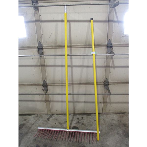 Pond Skimmer Rake - 11' Handle