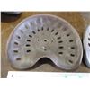 Image 2 : (2) Tin Implement Seats