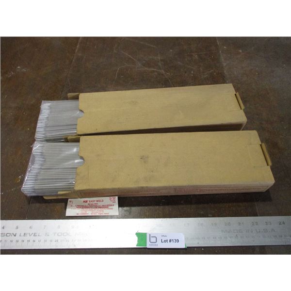 (2 Times Bid Price) (2) Boxes 3/32 Welding Rods
