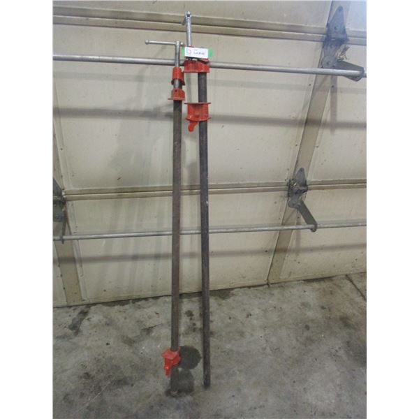 (2) Pipe Clamps - 4'