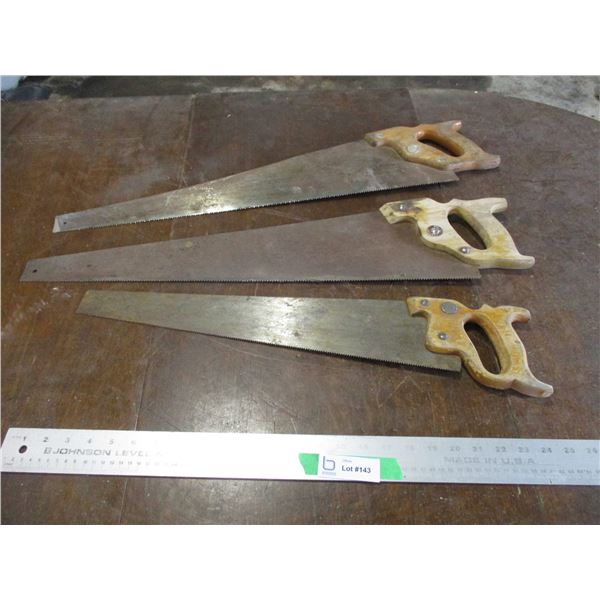 (3) Hand Saws