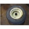 Image 2 : Garden Tractor Tire on Rim - 16 x 6.50