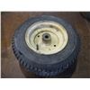 Image 4 : Garden Tractor Tire on Rim - 16 x 6.50