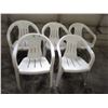 Image 1 : (5) Plastic Lawn Chairs