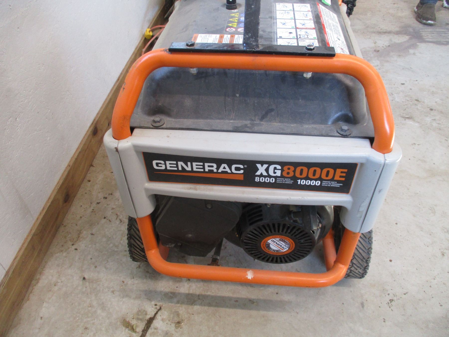 Generac XG8000E Generator Bodnarus Auctioneering