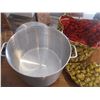 Image 3 : Large Stainless Steel Cooking Pot With Warming Cover - 12" across; 10" high