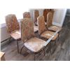 Image 2 : (6) Kitchen Chairs - Need Re-upholstering