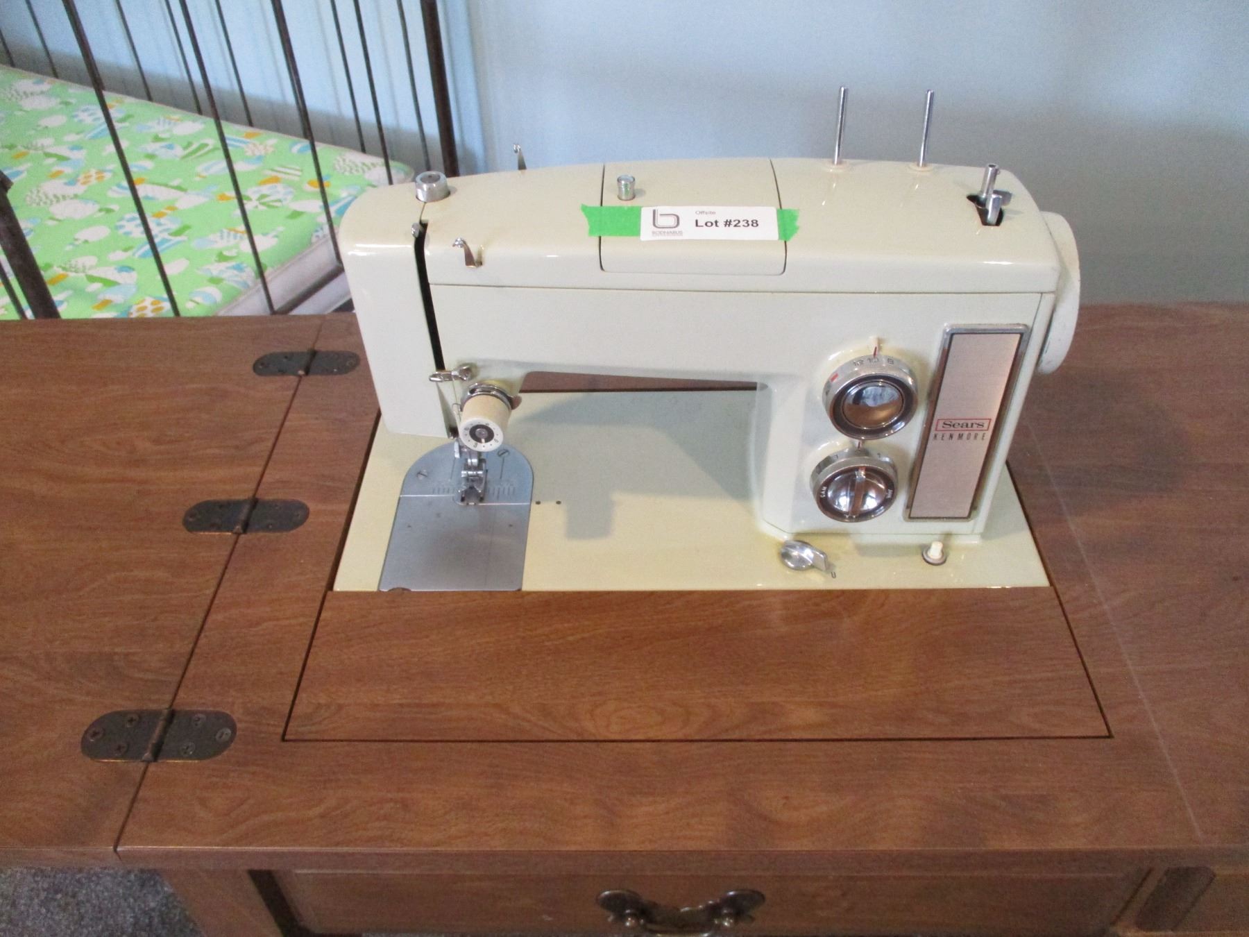 SEARS KENMORE VINTAGE SEWING MACHINE Vintage sears kenmore sewing machine in cabinet value
