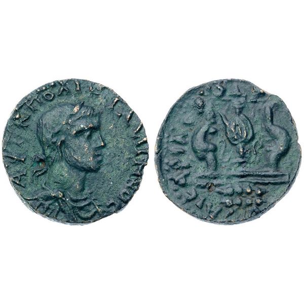 Pontus, Neocaesarea. Caracalla. Æ Tetrassarion (15.13 g), AD 198-217