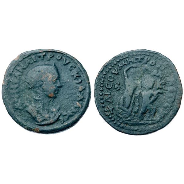 Cilicia, Tarsus. Herennia Etruscilla. Æ (12.66 g), Augusta, AD 249-251